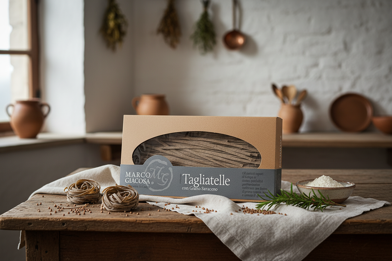 Tagliatelle con Grano Saraceno di Marco Giacosa - 250g