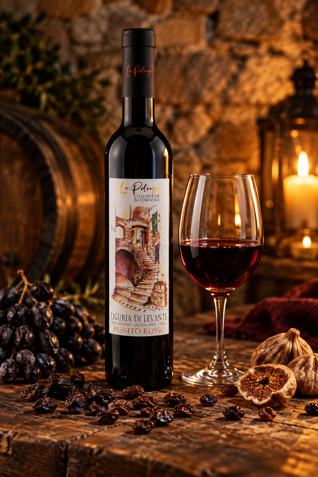 Passito Rosso IGT Liguria di Levante La Polenza bottiglia 375 ml