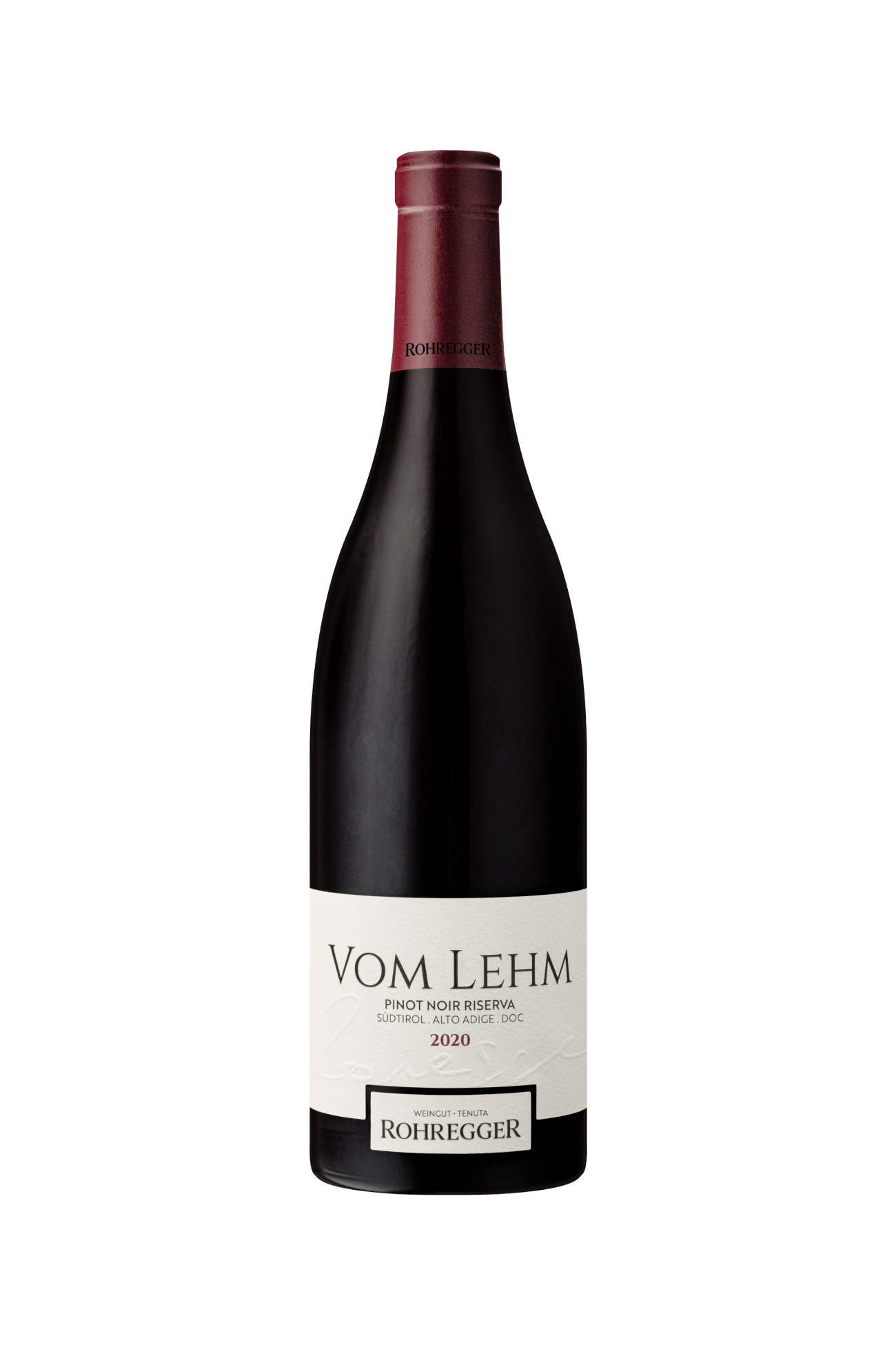 VOM LEHM -PINOT NERO RISERVA- SUDTIROL-ALTO ADIGE DOC- ROHREGGER