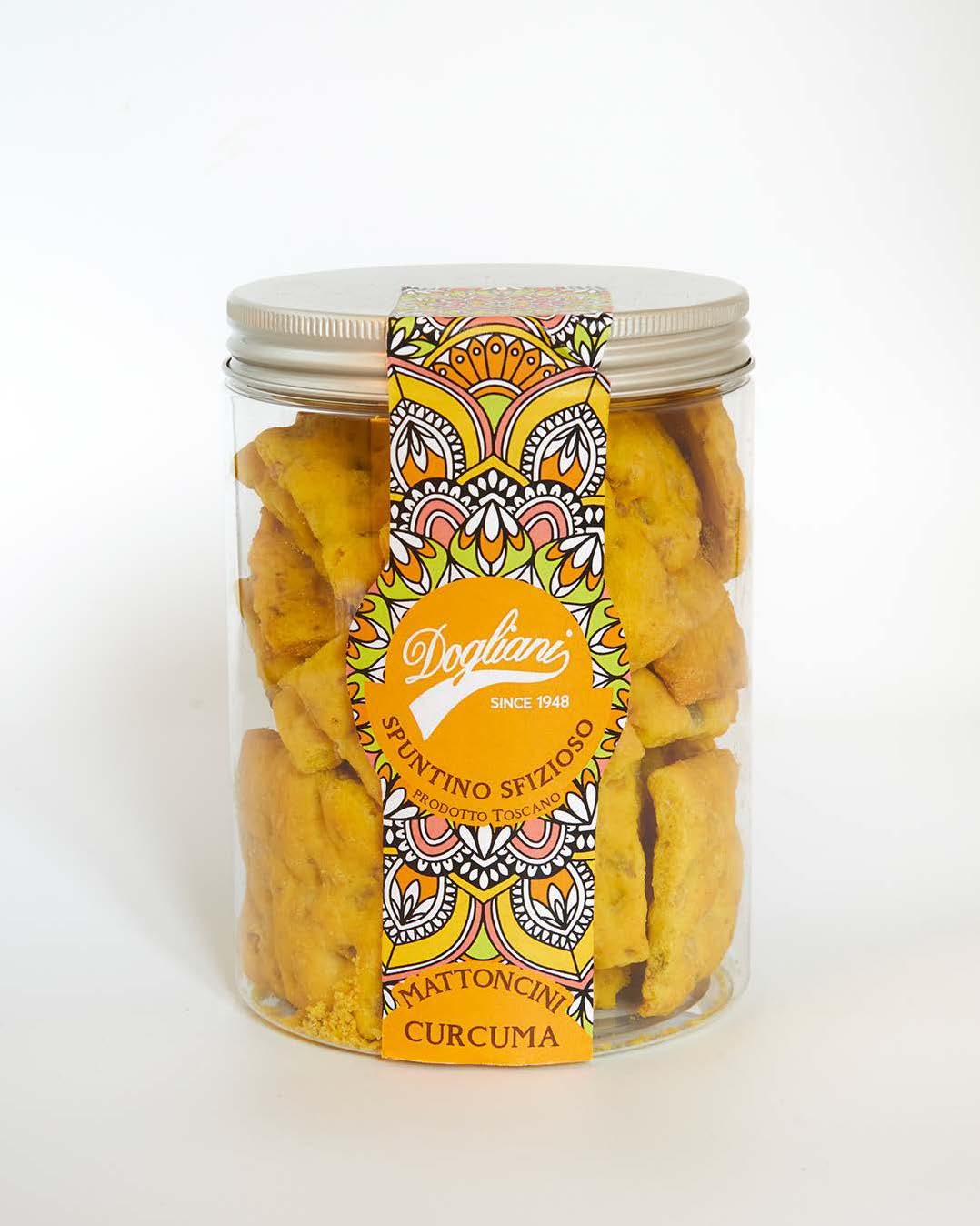 Mattoncini Salati alla Curcuma confezione Gourmet - Barattolo 150g