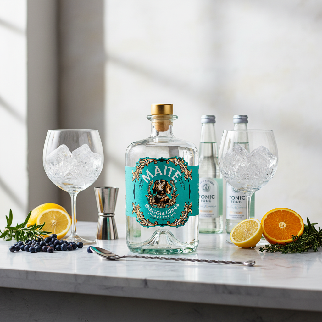 "SPIAGGIA LUNGA"-LONDON DRY GIN-MAITE DISTILLERIA