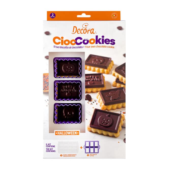 Tagliapasta multi-sagoma e stampo per placchette di cioccolato Halloween