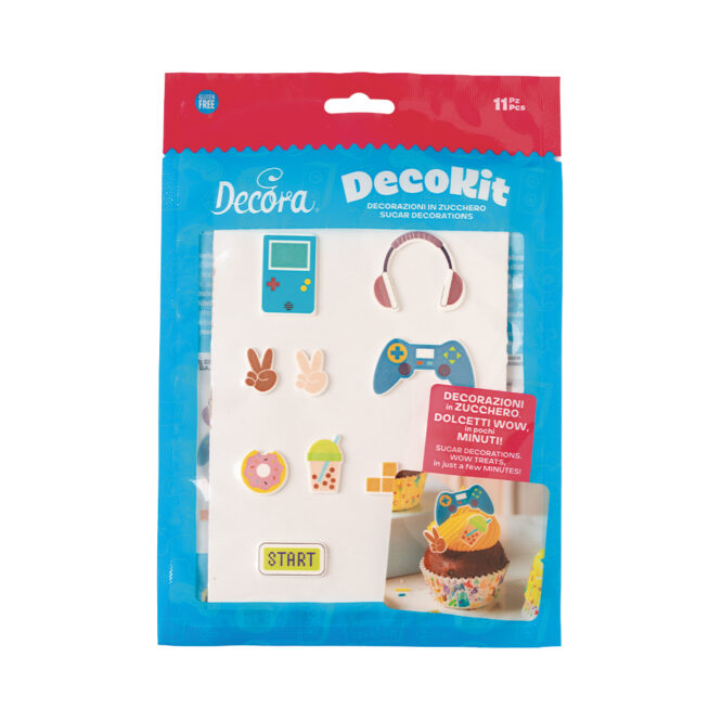 DecoKit 2D in Zucchero Gamer Decora – 11 pz