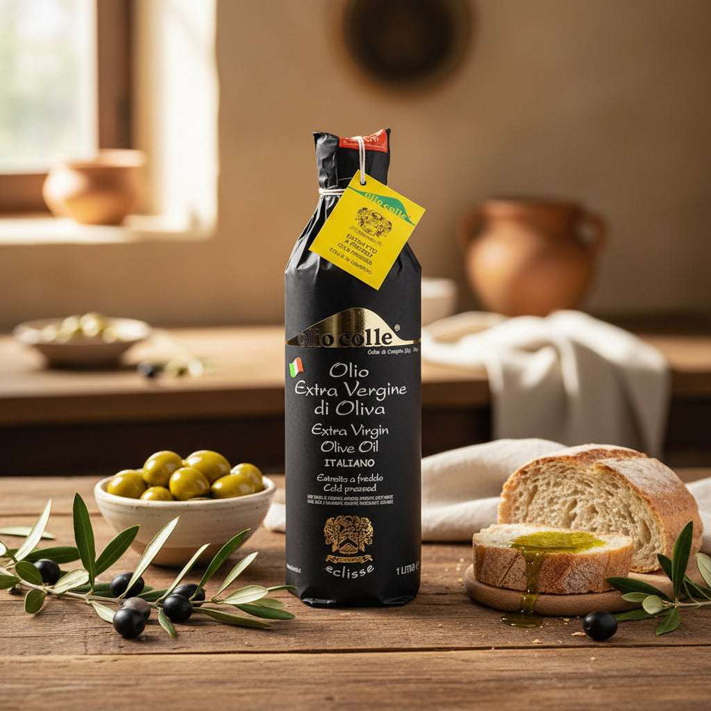 Olio Extravergine di Oliva Estratto a Freddo 100% Italiano - Olio Colle Eclisse - 1L
