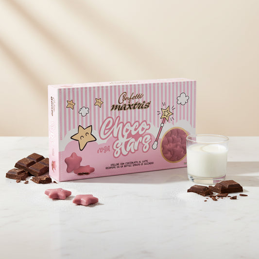 Maxtris - Choco Stars Le Stelle Rosa - 500g