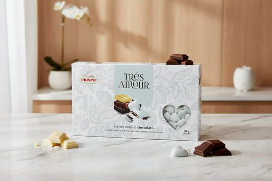 Confetti Tres Amour con Tre Strati di Cioccolato