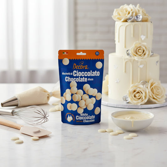 Cioccolato Bianco in dischetti 250g