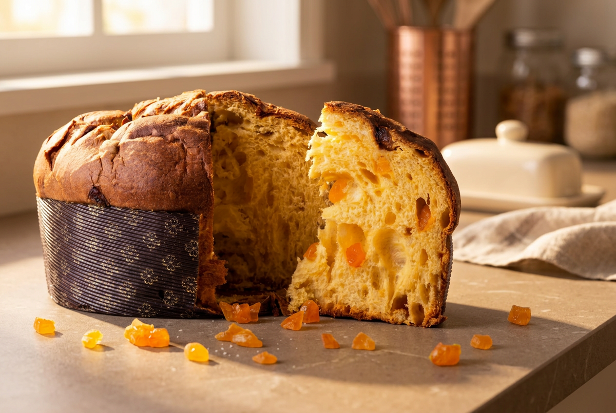 Panettone all'Albicocca Dogliani 1 kg - Sacchetto