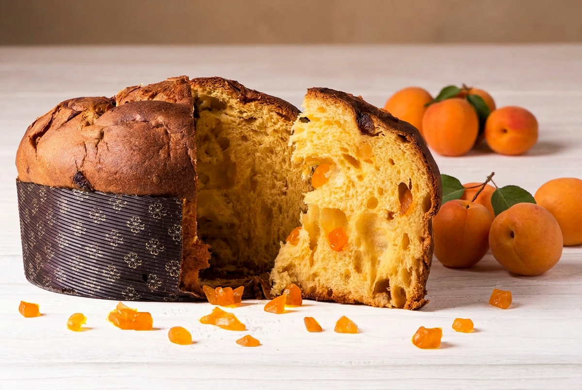 Panettone all'Albicocca Dogliani 1 kg - Sacchetto