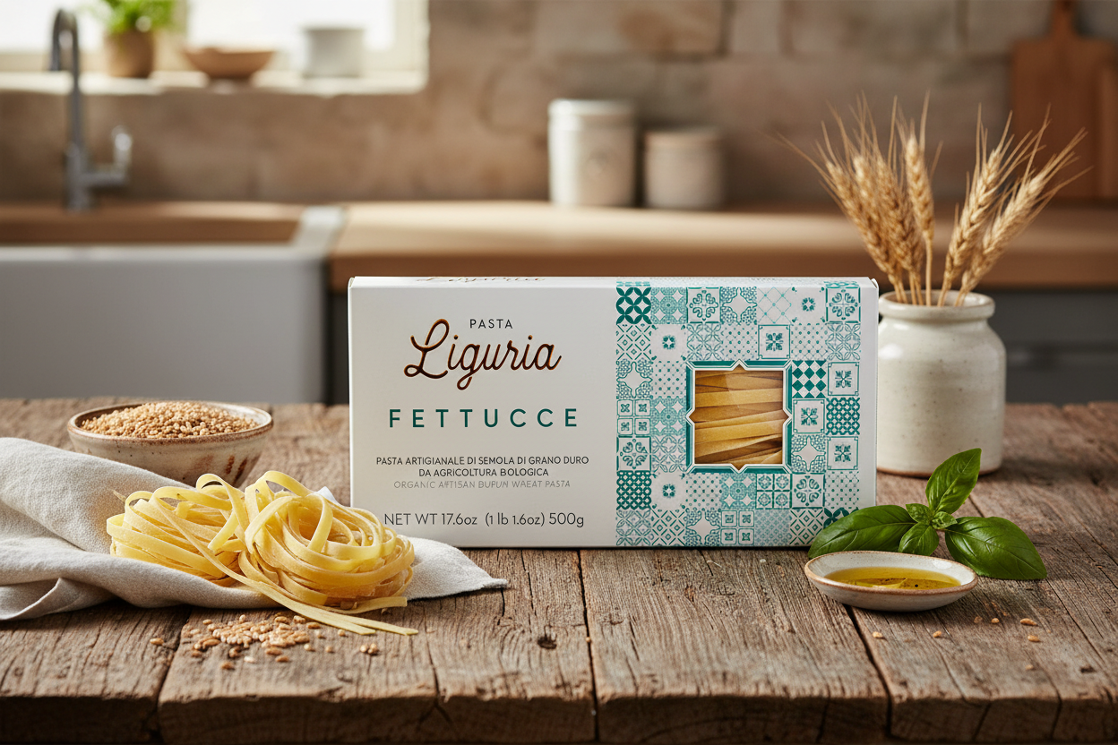Fettucce Pasta di Liguria 500g - Artigianale da Agricoltura Biologica