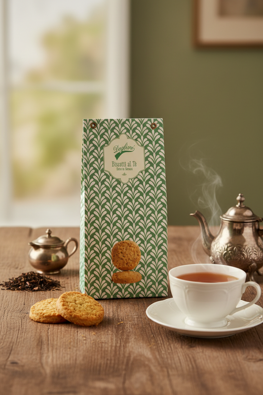 Biscotti al Tè Sacchetto confezione Gourmet 200g