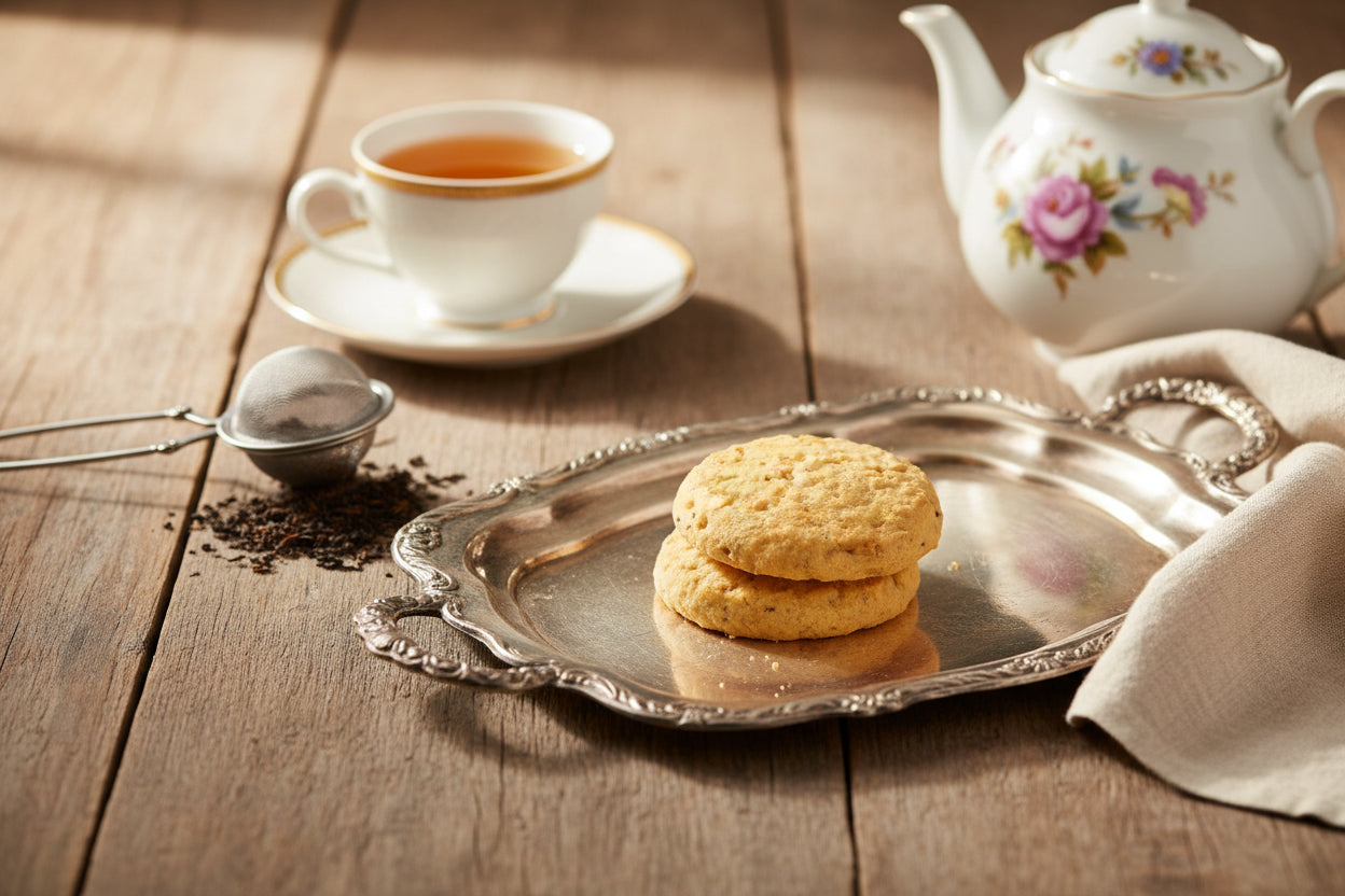 Biscotti al Tè Sacchetto confezione Gourmet 200g