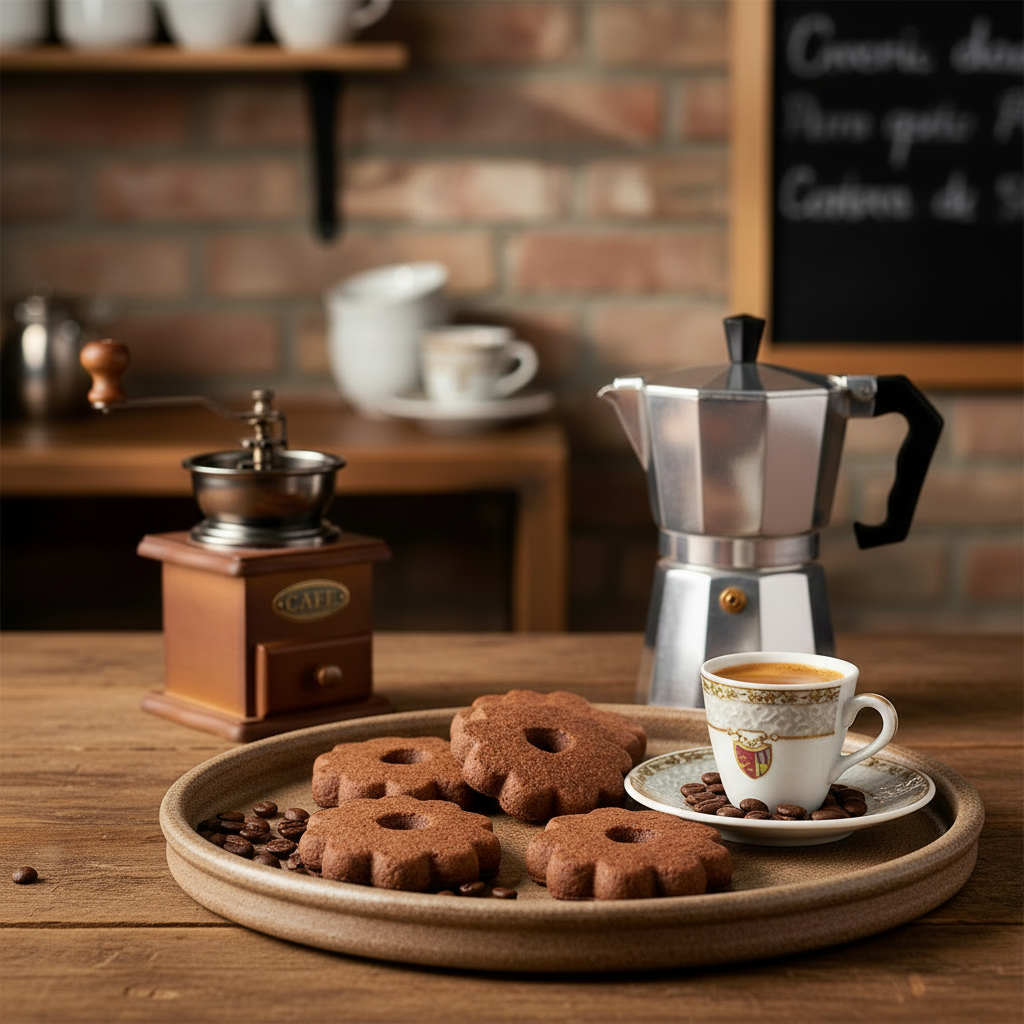 Biscotti al Caffè confezione Gourmet - Sacchetto 200g