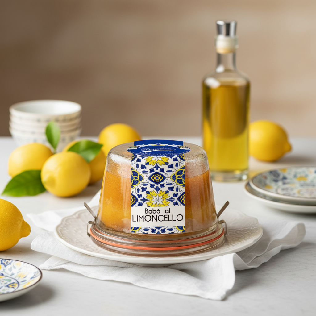 Babà al Limoncello 200g  in VASOCOTTURA