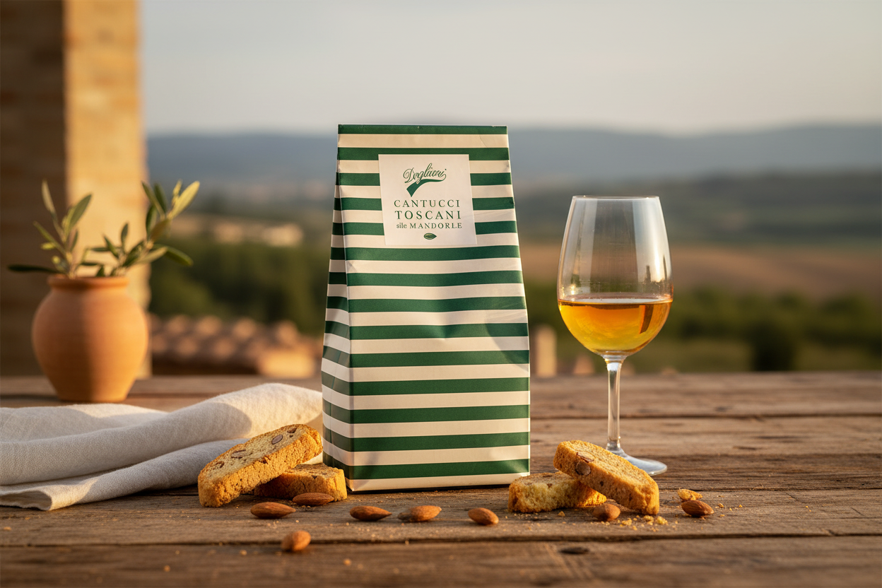 Cantucci Toscani IGP alle Mandorle confezione Gourmet - 300g
