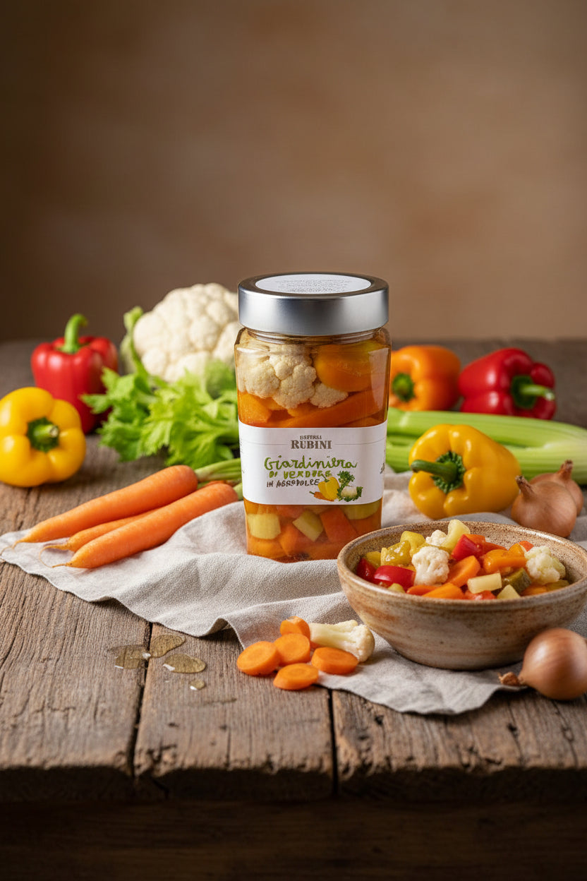 Giardiniera di Verdure in Agrodolce 600g – Dispensa Rubini