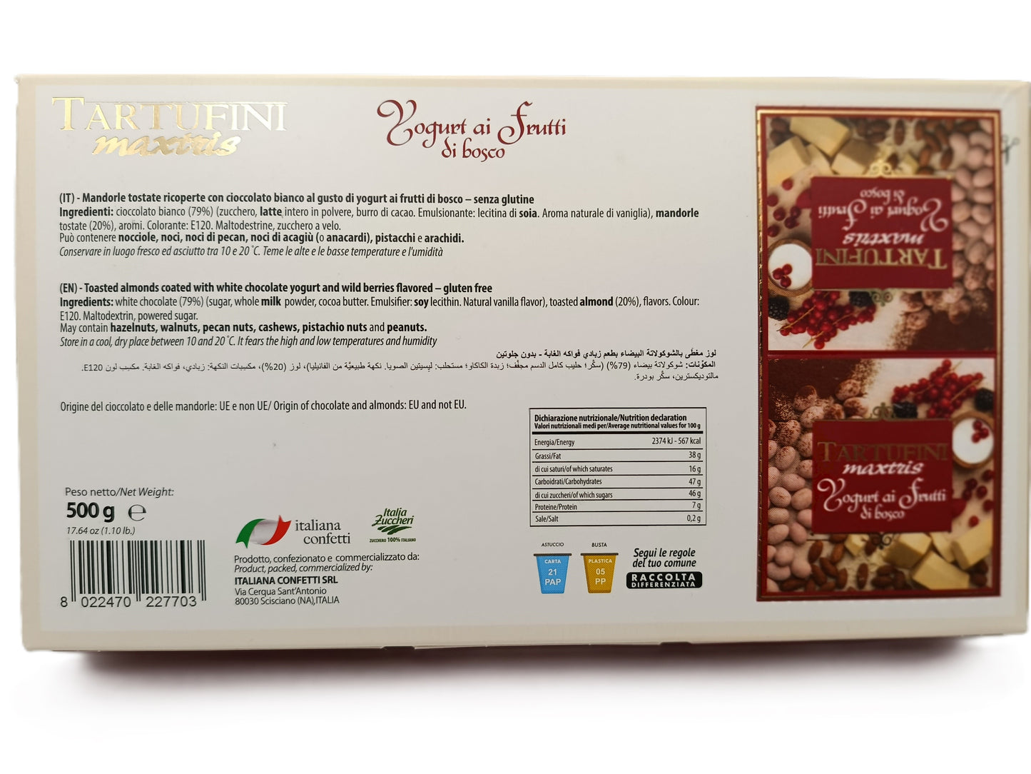 Tartufini Frutti di Bosco 500g