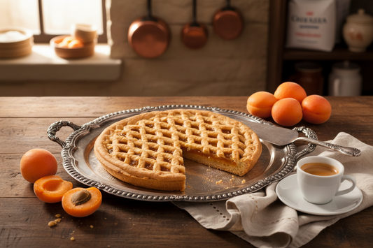 Crostata alla frutta: Albicocca, Frutti di Bosco 500g