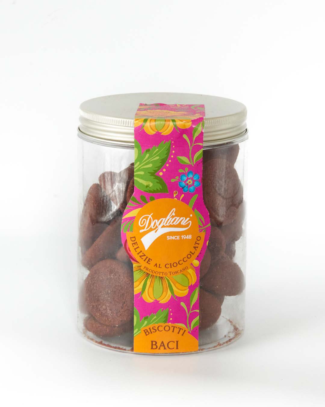 Baci di Dama al Cacao confezione Gourmet - Barattolo 300g