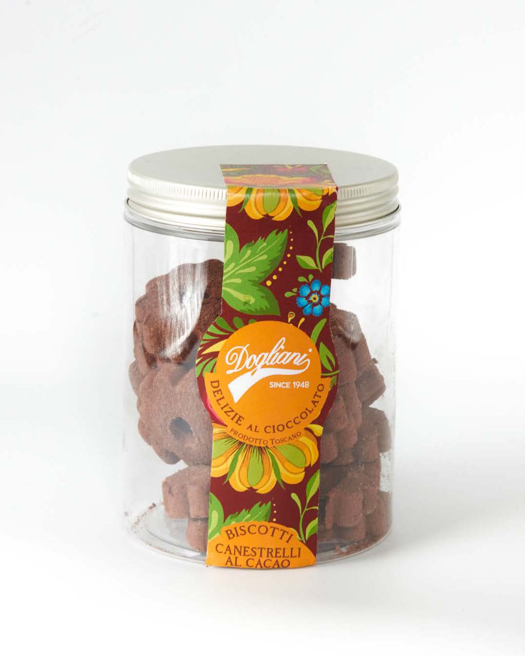 Canestrelli al Cacao confezione Gourmet - Barattolo 300g