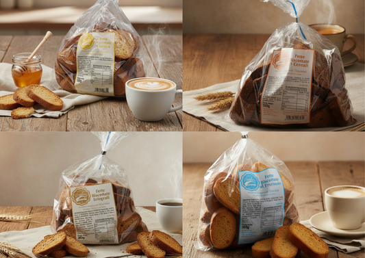 Fette Biscottate Classiche, Integrali, ai 5 Cereali, al Fruttosio 360g