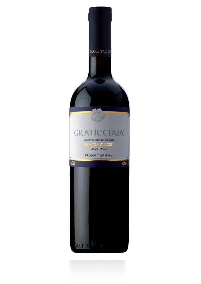 GRATICCIAIA ROSSO IGT SALENTO -AGRICOLE VALLONE - 750 ML