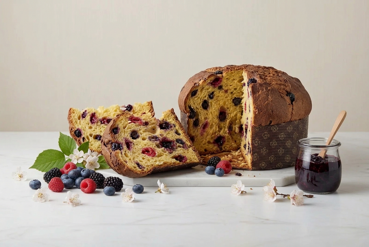 Panettone ai Frutti di Bosco Dogliani 1 kg - Sacchetto