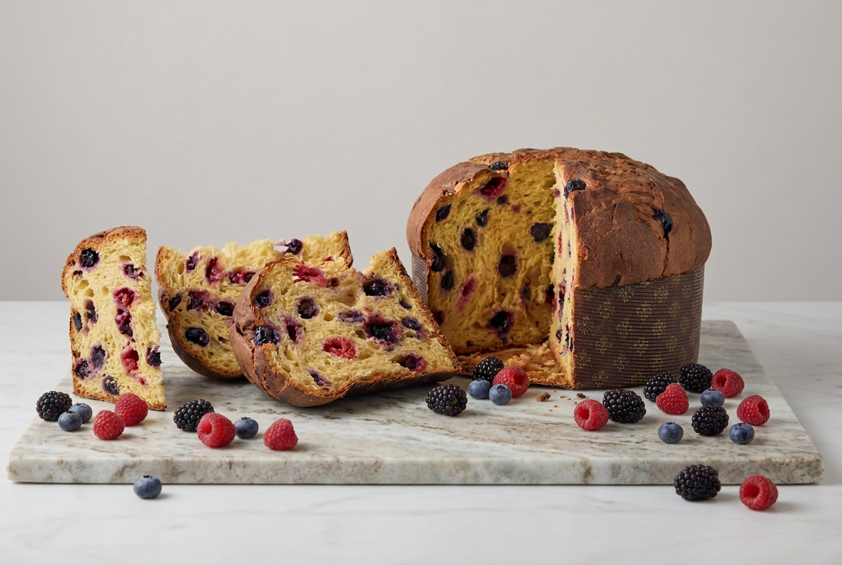 Panettone ai Frutti di Bosco Dogliani 1 kg - Sacchetto