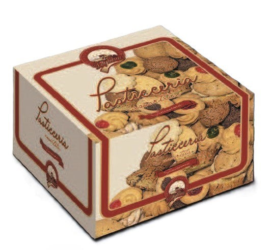 Scatola Pasticceria Mista Pasta Frolla 1kg - Assortimento Artigianale