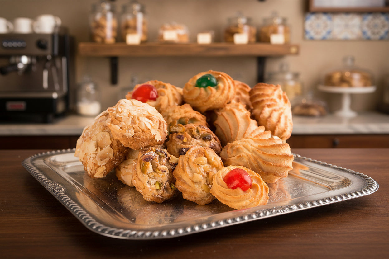 Pasticceria Mista alla Mandorla 450g - Assortimento Artigianale