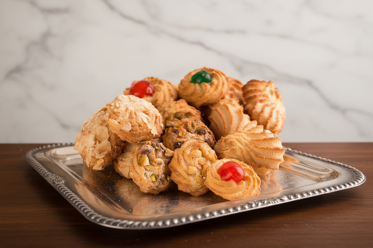 Pasticceria Mista alla Mandorla 450g - Assortimento Artigianale