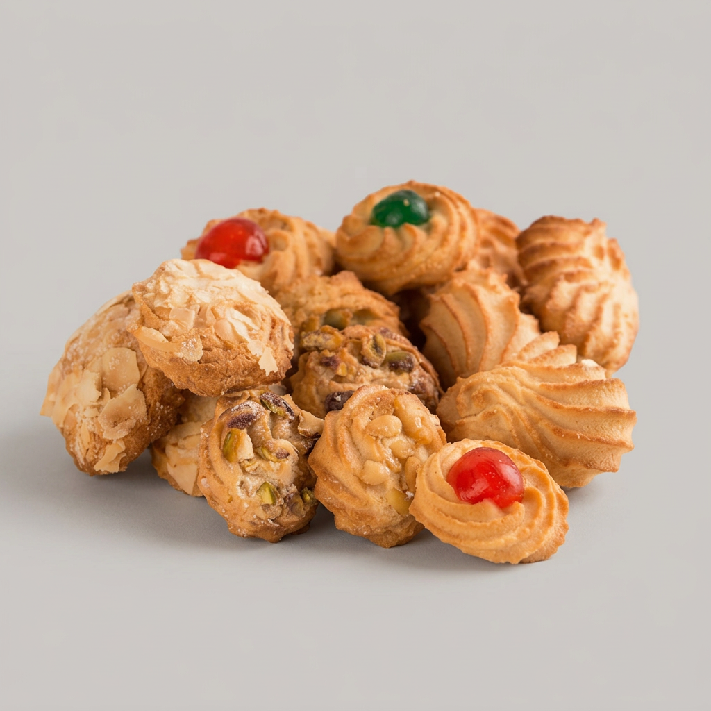 Pasticceria Mista alla Mandorla 450g - Assortimento Artigianale