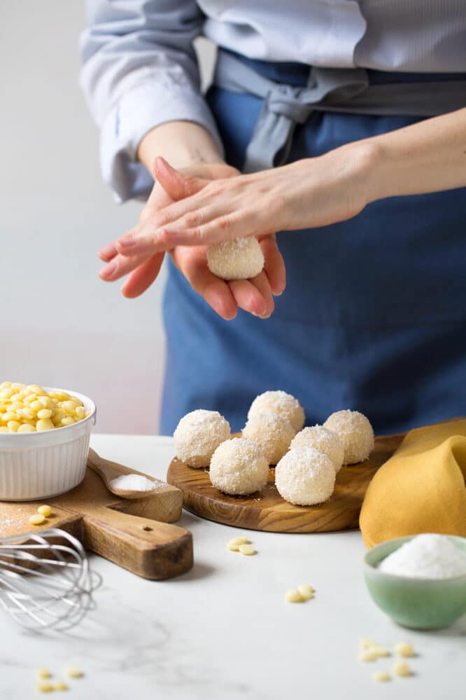 Tartufi al burro di cacao – utilizzo in pasticceria