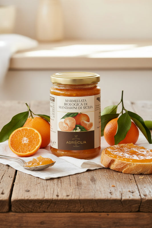 Marmellata Biologica di Mandarini di Sicilia 360g